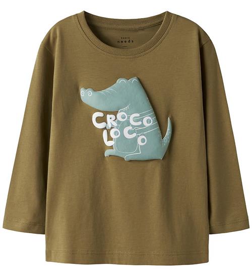 Name It Bluse - NmmVagno - Dull Guld/Croco Loco