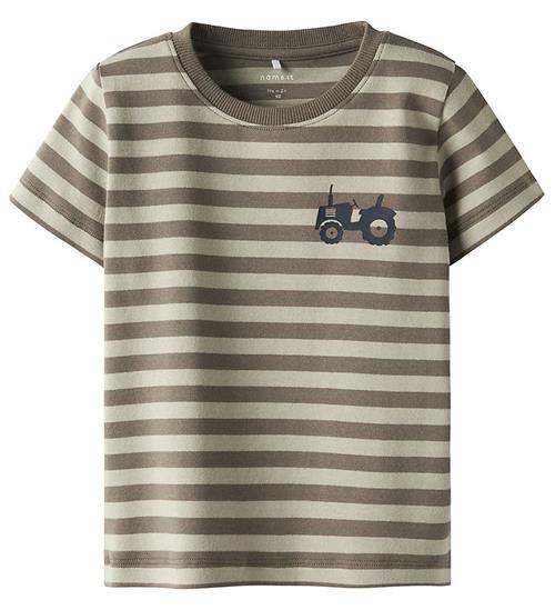Name It T-shirt - NmmJamoe - Pure Cashmere/Walnut