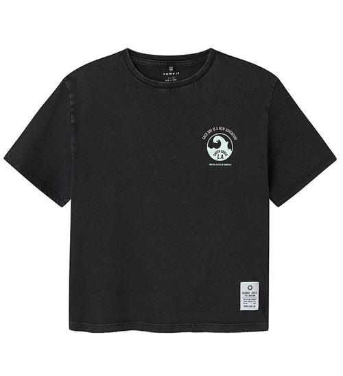 Name It T-shirt - NkmJeano - Sort m. Print