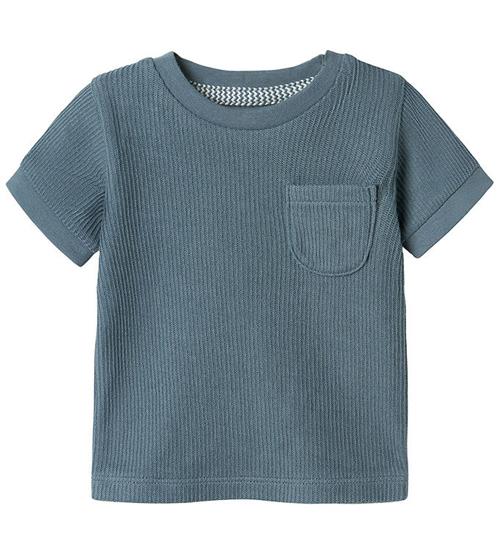 Name It T-shirt - Rib - NbmJush - Blue Mirage
