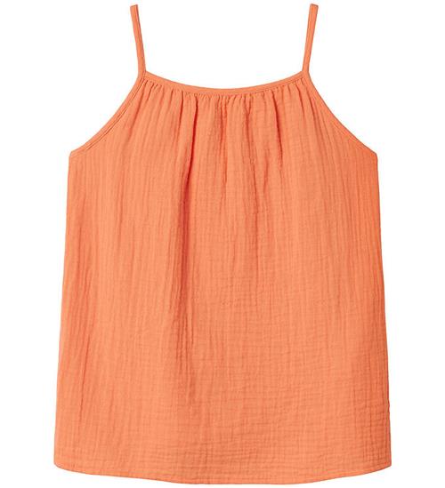 Name It Top - Musselin - Strap - NkfHisa - Fresh Salmon