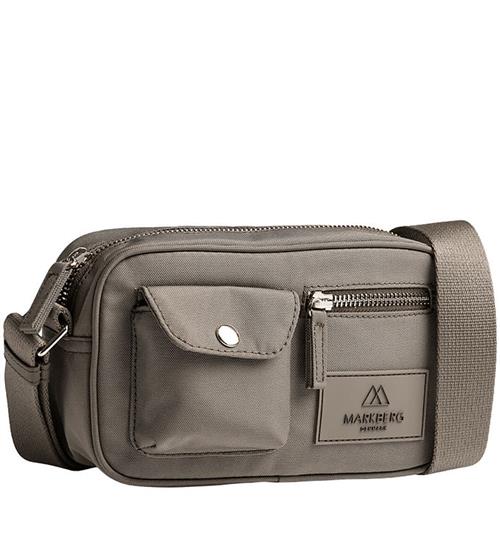Markberg Skuldertaske - DarlaMBG S Monochrome - Walnut/Guld