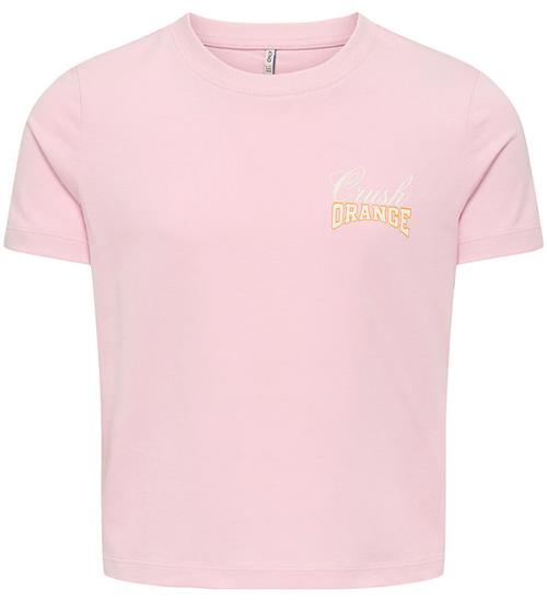Kids Only T-shirt - KogAnnbell Sun Life - Roseate Spoonbi/Orange