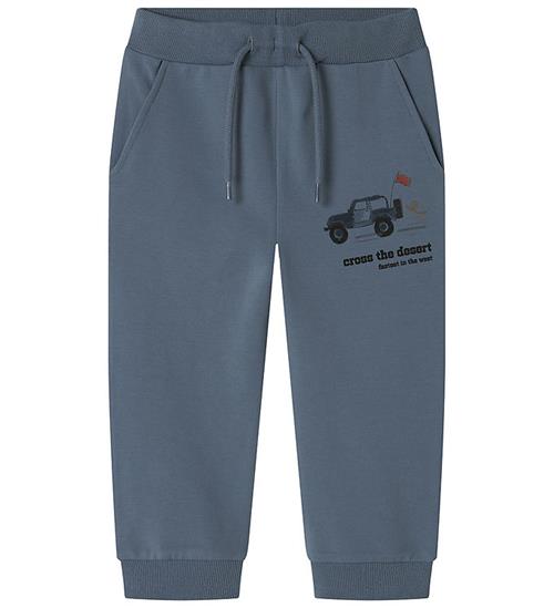 Name it Sweatpants - NmmHekar - Blue Mirage m. Print
