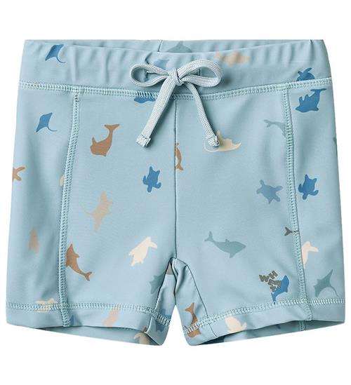 Wheat Badebukser - Ulrik - UV40+ - Soft Blue Sea Life