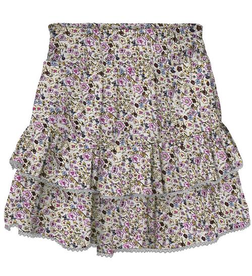Kids Only Nederdel - KogGlow - Cloud Dancer/Ditsy Flowers