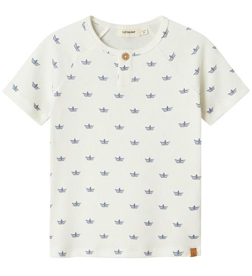 Lil Atelier T-shirt - NmmLavo - Coconut Milk/Paper Boat
