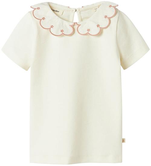 Lil Atelier T-shirt - NmfFundo - Coconut Milk/Misty Rose