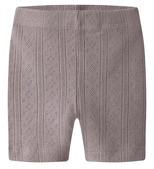 Name It Cykelshorts - NmfJsilke - Purple Dove m. Hulmønster