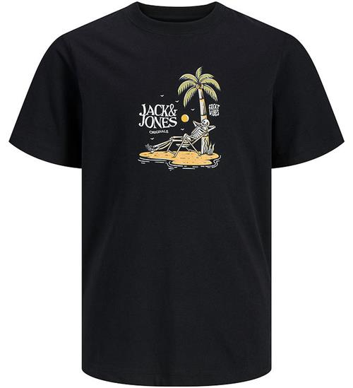 Jack & Jones T-shirt - JorSkull - Sort