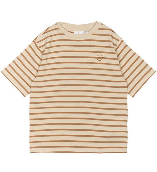 The New T-Shirt - TnNero - Indian Tan Striped