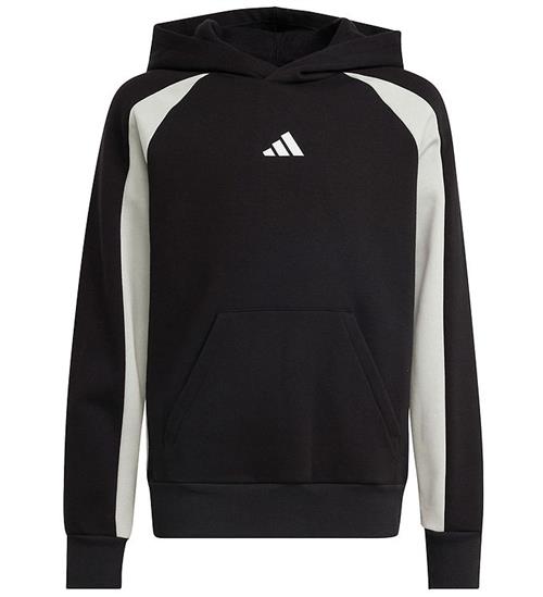 adidas Performance Hættetrøje - J CB FL HD - BLACK/WONSIL/WHITE