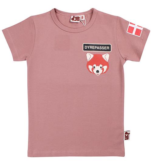 DYR-Cph T-shirt - Dyrepasser - Rose Beige Roed Panda