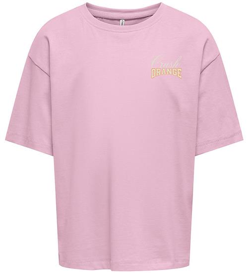 Kids Only T-shirt - KogHelen- Roseate Spoonbill/Orange