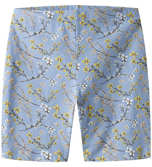 Name it Cykelshorts - NkfVivian - Serenity/Serenity flower