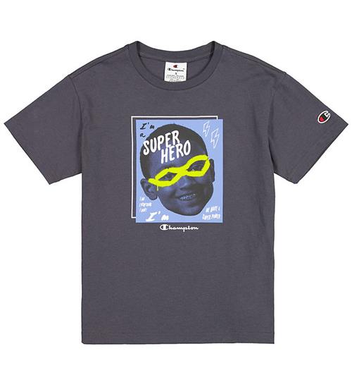 Champion T-shirt - Grå/Super Hero