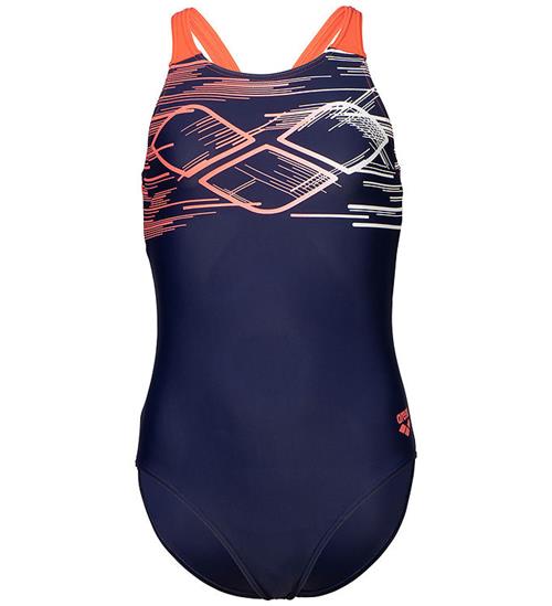 Arena Badedragt - Pastime - Navy/Calypso Coral