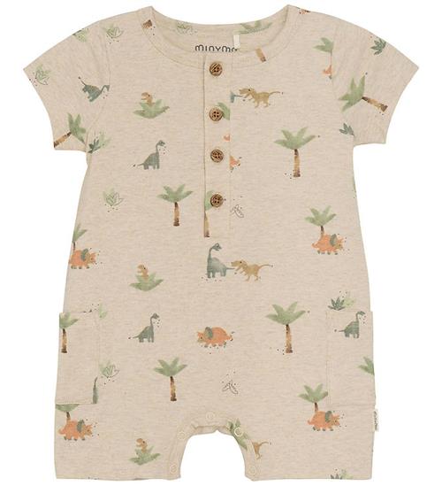 Minymo Sommerdragt - Light Beige Melange