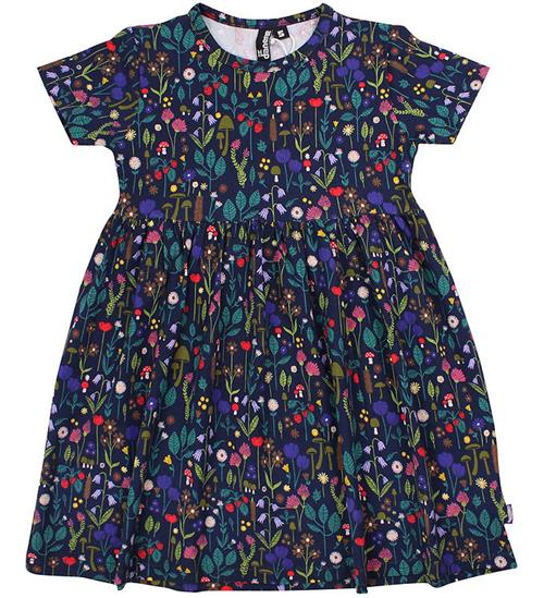 Danefæ Kjole - Daneshelfish Modal - Navy Botanical