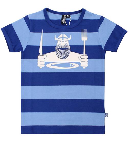 Danefæ T-shirt - Danesigurd - Skipper Blue/Waterblue Eating
