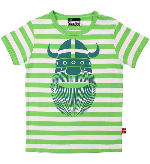 Danefæ T-shirt - Danebasic - Bright Green/Chalk Erik