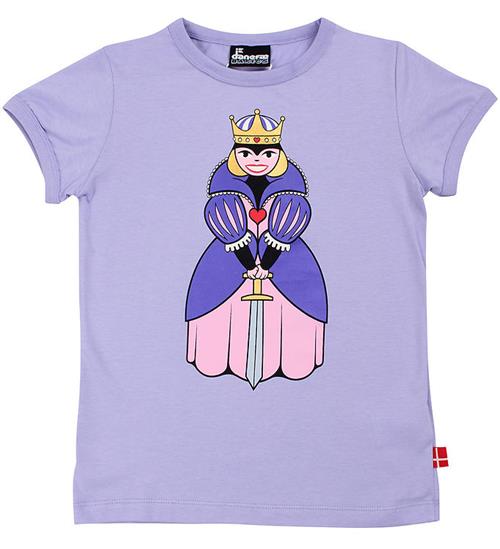Danefæ T-shirt - Danebasic - Lilla Dronning Din Ven