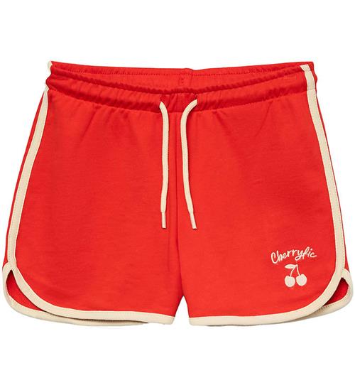 Vero Moda Girl Sweatshort - VmBrenda - Fiery Red/Cherryfic