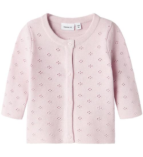 Name It Cardigan - Strik - NbfFie - Light Lilac