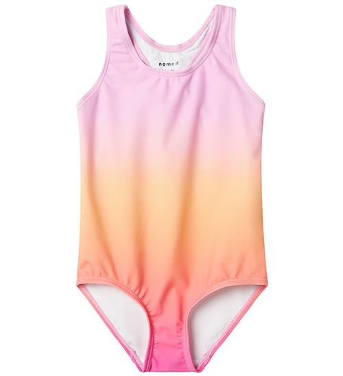 Name It Badedragt - NmfZidye - Living Coral