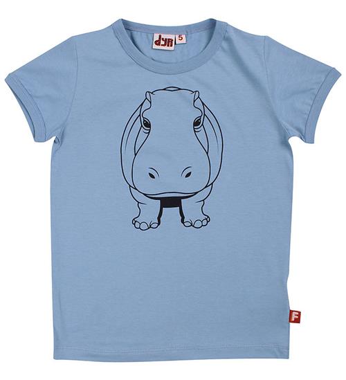 DYR T-shirt - DyrHide - Porcelaine Outline Flodhest