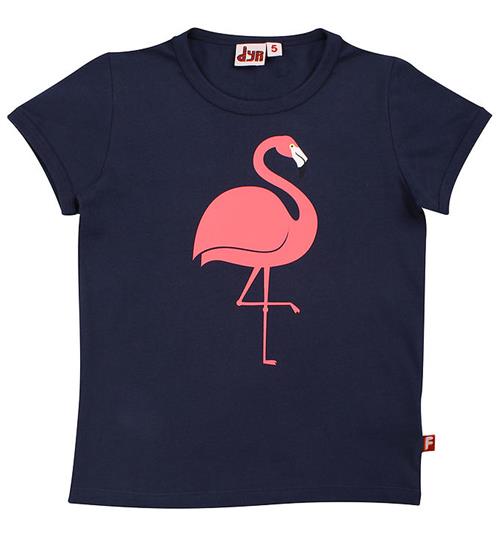 DYR T-shirt - DyrHide - Dk Navy Flamingo