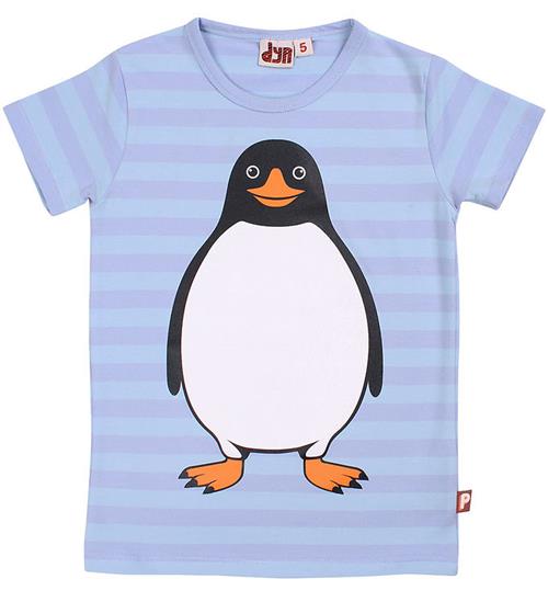 DYR T-shirt - DyrGrowl - Lila/Baby Blue Pingvin