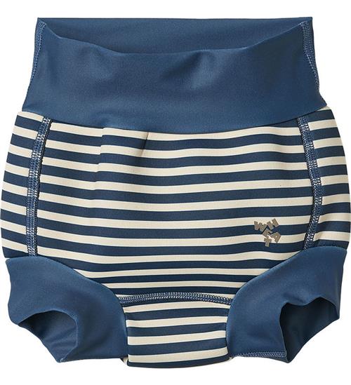 Wheat Blebadebukser - UV40+ - Neopren - Blue Stripe