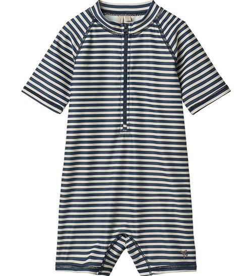 Wheat Badeheldragt - UV40+ - Cas - Blue Stripe