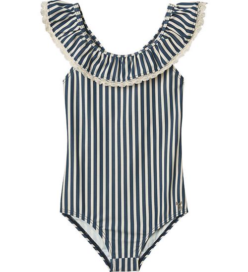 Wheat Badedragt - UV40+ - Doris - Blue Stripe