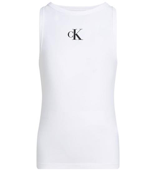 Calvin Klein Tanktop - Ck Logo Tank - Bright White