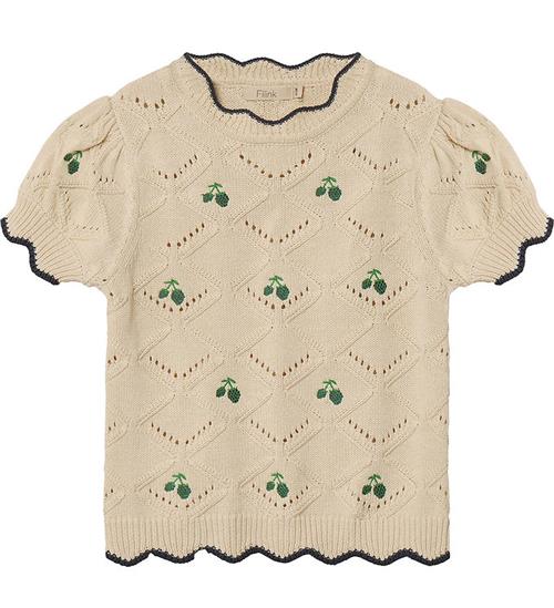 Fliink T-shirt - Strik - Mela - Sandshell