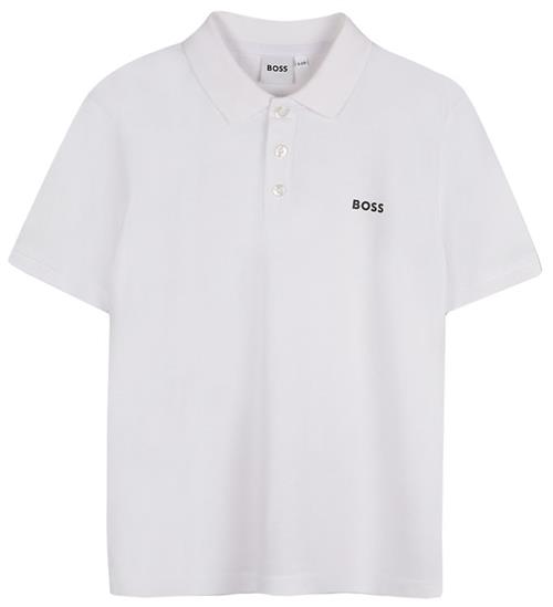 BOSS Polo - Hvid m. Print
