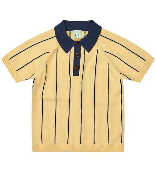 FUB Polo - Vanilla/Dark Navy