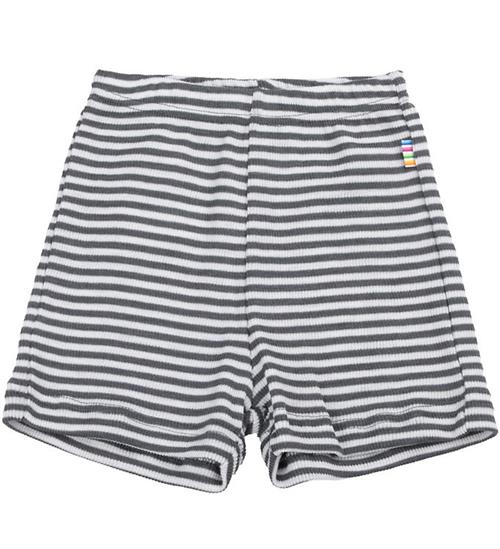 Joha Shorts - Rib - Uld/Silke - Mørkegrå