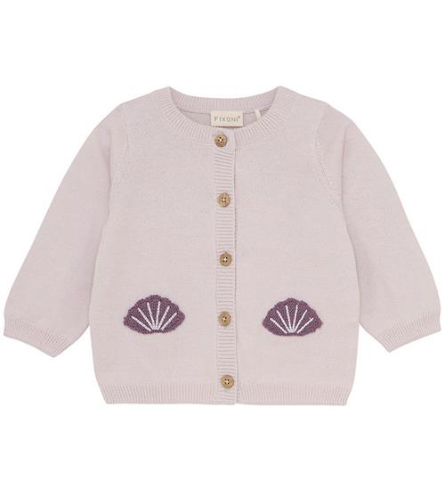 Fixoni Cardigan - Strik - Gray Lilac