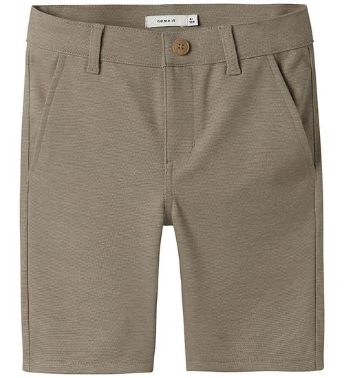 Name It Shorts - NkmSilas - Weathered Teak/PATTERN