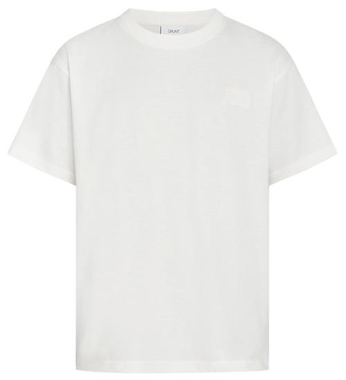 Grunt T-shirt - GrLyish - Hvid/Brun m. Print