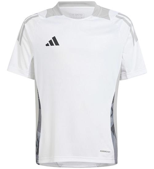 adidas Performance T-shirt - Tiro24 - Hvid m. Grå