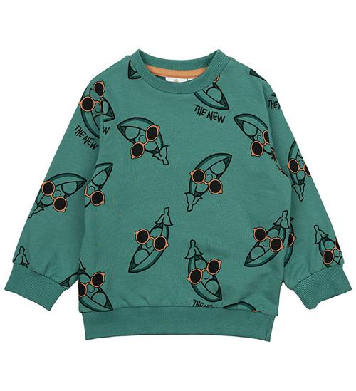 The New Siblings Sweatshirt - TnstNeo - Bottle Green m. Ærter