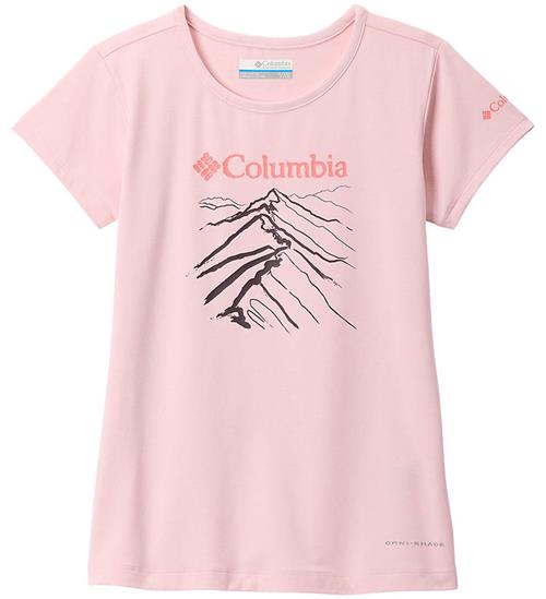 Columbia T-shirt - Tech Trailâ¢ - Satin Pink Heather
