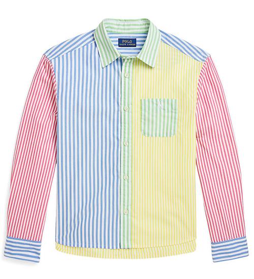 Se Polo Ralph Lauren Skjorte - Fun - Multifarvet m. Striber ved KidsWorld