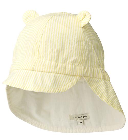Liewood Legionærhat - Gorm - Vendbar - Stripe Lemonade/Creme De