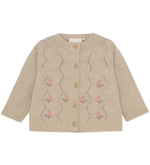 Minymo Cardigan Knit - Beige Meleret