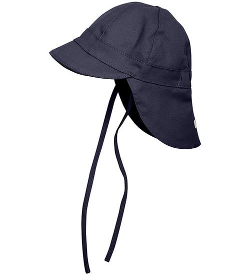 Huttelihut Legionærhat - Hør - UV20 - Navy